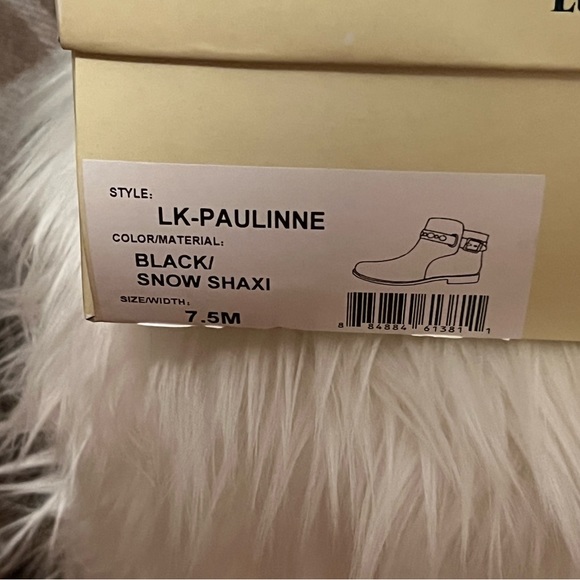 LUCKY BRAND ankle boots Paulinne 7.5 black - Picture 5 of 5